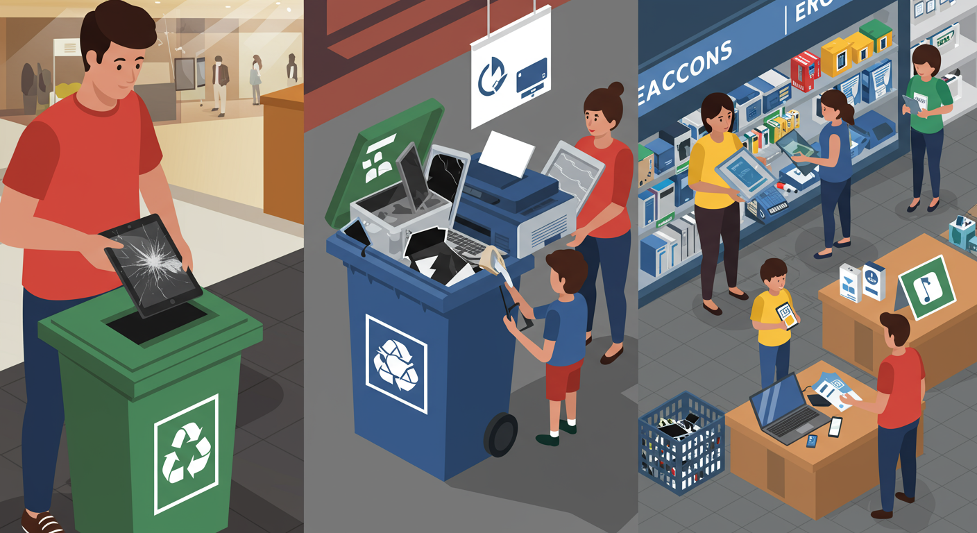 Descarte correto de tecnologia: guia completo para reciclar seus dispositivos antigos